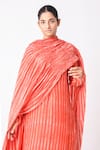 Shop_JAYATI GOENKA_Linear Print Kurta Set _Online_at_Aza_Fashions