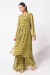 Jayati Goenka_Geometric Print Angarkha & Palazzo Set _Online_at_Aza_Fashions
