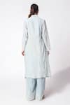 Shop_Jayati Goenka_Block Print Angarkha & Pant Set _at_Aza_Fashions