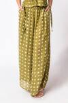 Buy_JAYATI GOENKA_Geometric Print Vest With Pant _Online_at_Aza_Fashions