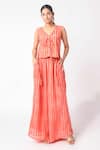 Buy_Jayati Goenka_Printed Vest With Pant _at_Aza_Fashions