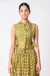 Buy_Jayati Goenka_Printed Skirt Set With Overlay _Online_at_Aza_Fashions