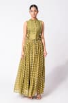 Buy_Jayati Goenka_Printed Skirt Set With Overlay _at_Aza_Fashions