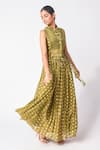 Shop_Jayati Goenka_Printed Skirt Set With Overlay _Online_at_Aza_Fashions