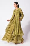 Jayati Goenka_Chanderi Silk Printed Kurta Set _at_Aza_Fashions