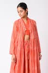 JAYATI GOENKA_Chanderi Silk Printed Kurta Palazzo Set _at_Aza_Fashions