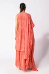 Shop_JAYATI GOENKA_Stripe Print Kurta Skirt Set _at_Aza_Fashions