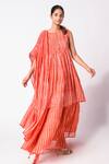 Buy_JAYATI GOENKA_Stripe Print Kurta Skirt Set _at_Aza_Fashions