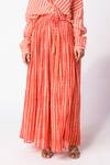 Jayati Goenka_Linear Print Kurta Skirt Set _at_Aza_Fashions