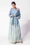Buy_JAYATI GOENKA_Chanderi Silk Shirt Skirt Set _Online_at_Aza_Fashions
