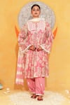 Buy_Jyoti Bansal_Floral Print Kurta Set _at_Aza_Fashions