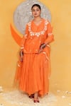 Buy_Jyoti Bansal_Embroidered Kurta Skirt Set _at_Aza_Fashions