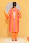 Shop_Jyoti Bansal_Colorblock Kurta Set _at_Aza_Fashions