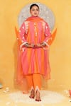 Buy_Jyoti Bansal_Colorblock Kurta Set _at_Aza_Fashions