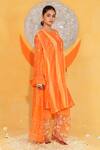 Jyoti Bansal_Abstract Print Kurta Set _Online_at_Aza_Fashions