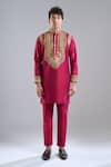 Buy_Arihant Rai Sinha_Zardozi Work Kurta With Dupatta _Online_at_Aza_Fashions