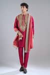 Arihant Rai Sinha_Zardozi Work Kurta With Dupatta _at_Aza_Fashions