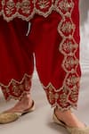 Buy_Studio A_Silk Hand Embroidered Anarkali Set _Online_at_Aza_Fashions