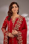 Shop_Studio A_Silk Hand Embroidered Anarkali Set _Online_at_Aza_Fashions
