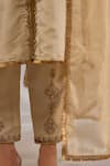 Buy_Studio A_Tissue Hand Embroidered Flared Kurta Set _Online_at_Aza_Fashions