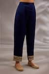 Studio A_Dori Embroidered A-Line Kurta & Pant Set _Online_at_Aza_Fashions