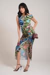 Buy_Advait_Gaia Ruched Dress _at_Aza_Fashions