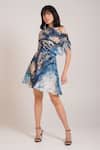 Advait_Nuri Ruched Dress _Online_at_Aza_Fashions