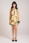 Buy_Advait_Ceri Cotton Satin Short Dress _at_Aza_Fashions