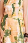 Advait_Ceri Cotton Satin Short Dress _Online_at_Aza_Fashions