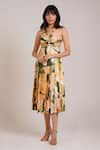 Buy_Advait_Ceri Printed Pleated Dress _at_Aza_Fashions