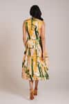 Shop_Advait_Ceri Printed Pleated Dress _at_Aza_Fashions