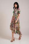Buy_Advait_Ira Printed Polo Dress _Online_at_Aza_Fashions