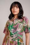 Shop_Advait_Ira Printed Polo Dress _Online_at_Aza_Fashions