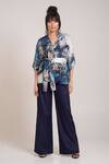 Buy_Advait_Nuri Printed Wrap Top & Pant Set _at_Aza_Fashions