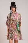 Shop_Advait_Ira Kimono Dress _at_Aza_Fashions