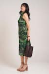 Advait_Sage Printed Shirt Dress _Online_at_Aza_Fashions
