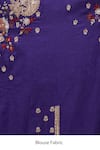 Azeera_Purple Embroidery, Zari Saree With Unstitched Blouse Piece _Online_at_Aza_Fashions