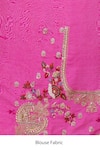 Buy_Azeera_Pink Embroidery, Zari Scalloped Saree With Unstitched Blouse Piece _Online_at_Aza_Fashions