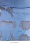 Buy_Azeera_Blue Embroidery, Zari Saree With Unstitched Blouse Piece _Online_at_Aza_Fashions