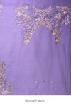 Azeera_Purple Embroidery, Metallic Thread Floral Saree With Unstitched Blouse Piece _Online_at_Aza_Fashions