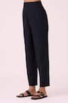 Shop_The Summer House_Andrei Black Linen Trouser _Online_at_Aza_Fashions