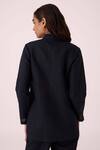 Shop_The Summer House_Darcy Black Linen Cotton Jacket _at_Aza_Fashions