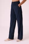 The Summer House_Hatchi Blue Needlecord Wide Legged Pant _at_Aza_Fashions