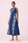 Buy_The Summer House_Waltz Linen Panelled Midi Dress _Online_at_Aza_Fashions