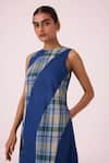 The Summer House_Waltz Linen Panelled Midi Dress _at_Aza_Fashions