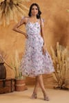 Buy_B'Infinite_Lavender Blush Bow Dress _at_Aza_Fashions
