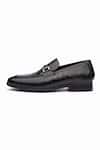 3dm Lifestyle_Black Crocodile Horsebit Loafers _Online_at_Aza_Fashions