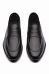 3dm Lifestyle_Black Soft Unlined Penny Loafers _at_Aza_Fashions