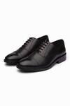Buy_3dm Lifestyle_Black Cap Toe Oxford Shoes _at_Aza_Fashions