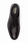 3dm Lifestyle_Black Cap Toe Oxford Shoes _at_Aza_Fashions